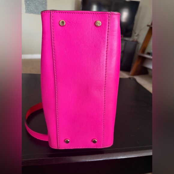 Kate Spade authentic hot pink and orange two way bag/purse NWT leather - Picture 7 of 11